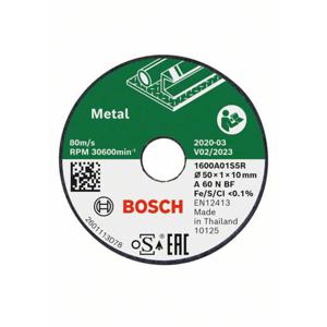 Bosch Accessories Bosch 1600A01S5Y Doorslijpschijf recht 50 mm 1 stuk(s)