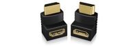 ICY BOX 2x HDMI hoek adapters adapter IB-CB009-1 - thumbnail