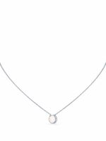 David Morris collier Fortuna en or blanc 18ct orné de diamants - Argent