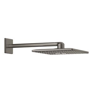 Regendoucheset Grohe Rainshower SmartActive Cube 31 cm met Wandarm Hard Graphite Geborsteld