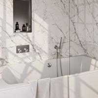 BRAUER Stripe Thermostatische Badkraan - drukknoppen - SET 03 - inbouw - badvulcombinatie - staaf handdouche - doucheslang - wandaansluitbocht - RVS-kleurig geborsteld PVD 5-NG-361 BRAUER Stripe Thermostatische Badkraan - drukknoppen - SET 03 - inbouw - badvulcombinatie - staaf handdouche - doucheslang - wandaansluitbocht - RVS-kleurig geborsteld PVD 5-NG-361