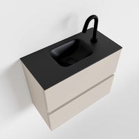 Toiletmeubel Mondiaz Ada | 60 cm | Meubelkleur Linen | Lex wastafel Urban Midden | 1 kraangat
