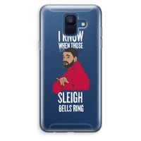 Sleigh Bells Ring: Samsung Galaxy A6 (2018) Transparant Hoesje