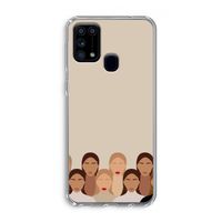 Girls girls girls: Samsung Galaxy M31 Transparant Hoesje