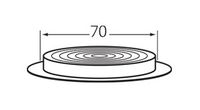 Ventilatierooster rond 70mm