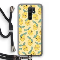 Citroenen: Xiaomi Redmi 9 Transparant Hoesje met koord