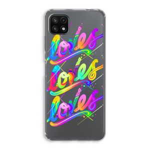 Loves: Samsung Galaxy A22 5G Transparant Hoesje