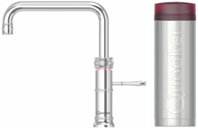 Quooker Classic Fusion Square met met PRO3 boiler 3-in-1 kokend water kraan chroom