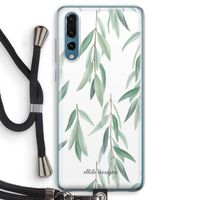 Branch up your life: Huawei P20 Pro Transparant Hoesje met koord