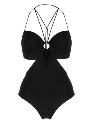 Nensi Dojaka maillot de bain à découpes - Noir