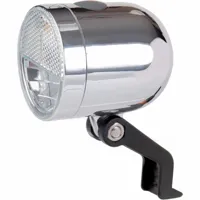 IKZI Light Koplamp Nero - Batterij 10 Lux - Chroom