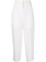 Stella McCartney pantalon court à taille haute - Blanc - thumbnail