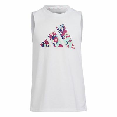 Tank Top Kinderen Adidas Wit - Maat: 13-14 Jaar
