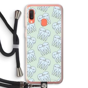Octopussen: Samsung Galaxy A20e Transparant Hoesje met koord