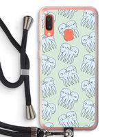 Octopussen: Samsung Galaxy A20e Transparant Hoesje met koord
