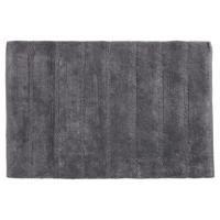 Differnz Stripes badmat 100% katoen - geschikt voor vloerverwarming - 45 x 75 cm - grijs