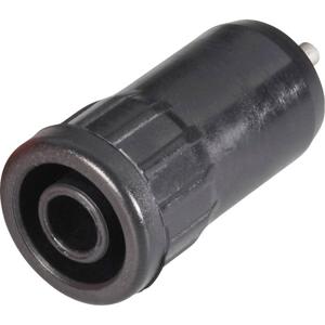 Schnepp BU 4800 sw Veiligheids-labconnector, female Bus, inbouw verticaal Stift-Ø: 4 mm Zwart 1 stuk(s)