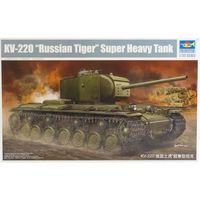 Trumpeter 1/35 Russian Tiger Sup Heavy Tank Military Model Kit - thumbnail
