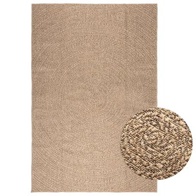 Vloerkleed ZIZUR binnen en buiten 200x290 cm jute look