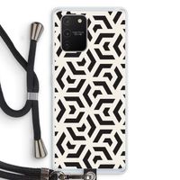Crazy pattern: Samsung Galaxy S10 Lite Transparant Hoesje met koord