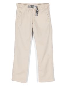 Tommy Hilfiger Junior pantalon chino en sergé à patch logo - Tons neutres