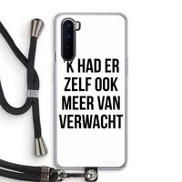 Meer verwacht: OnePlus Nord Transparant Hoesje met koord Meer verwacht: OnePlus Nord Transparant Hoesje met koord