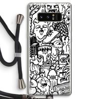 Vexx Mixtape #2: Samsung Galaxy Note 8 Transparant Hoesje met koord