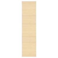 VidaXL Tapijt 80x300 cm bamboe naturel