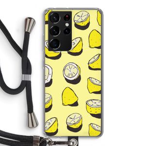 When Life Gives You Lemons...: Samsung Galaxy S21 Ultra Transparant Hoesje met koord