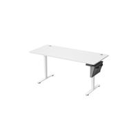 Elektrisch in Hoogte Verstelbaar Bureau - Stijlvol, Stil & Ergonomisch, wolk wit / 70T x 160B x (72-120)H cm