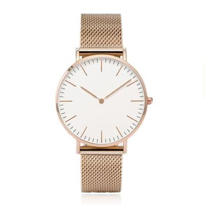 LGT JWLS Vintage Dameshorloge - Minimalistisch Quartz met Meshband van Roestvrijstaal