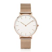 LGT JWLS Vintage Dameshorloge - Minimalistisch Quartz met Meshband van Roestvrijstaal