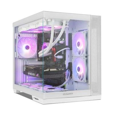 ATX Semi-toren doos Nox-Xtreme NXHUMMERASTRANEOWH Wit