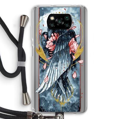 Golden Raven: Xiaomi Poco X3 Pro Transparant Hoesje met koord
