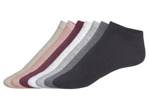 esmara 7 paar dames sneakersokken (Bont gekleurd, 35-38)