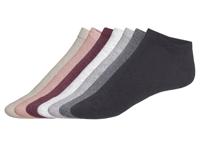 esmara 7 paar dames sneakersokken (Bont gekleurd, 39-42)