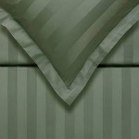 Vandyck Purity Stripe Dekbedovertrek 240 x 200/220 cm - Sage Green - thumbnail