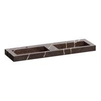 Wastafel Topa Artificial Marble 160 Copper Brown Topa