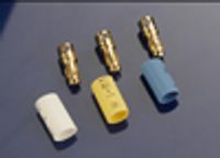 Bullet connectors, male, 3.5mm (3) / heat shrink