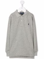 POLO RALPH LAUREN KIDS polo à motif Polo Pony - Gris