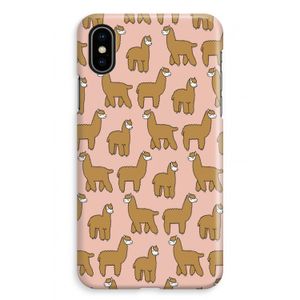 Alpacas: iPhone XS Max Volledig Geprint Hoesje