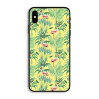 Flamingo party: iPhone XS Max Biologisch afbreekbaar hoesje