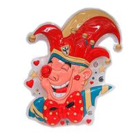 Prins Carnaval wanddecoratie 60 x 45 cm