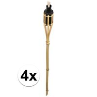 4 x Bamboe fakkels 88 cm   - - thumbnail