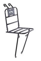 Steco B.V. Voordrager voor 20-24" transportfiets steco comfort 20 x 20 cm - glanzend zwart