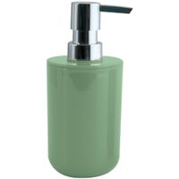 MSV Zeeppompje/dispenser Porto - PS kunststof - groen/zilver - 7 x 16 cm - 260 ml   - - thumbnail