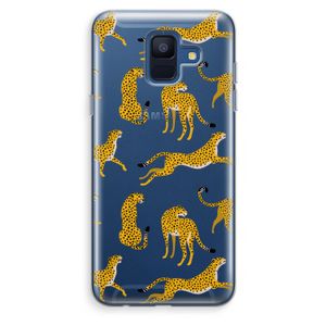 Luipaard: Samsung Galaxy A6 (2018) Transparant Hoesje