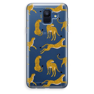 Luipaard: Samsung Galaxy A6 (2018) Transparant Hoesje