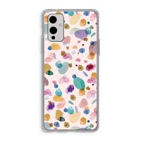 Terrazzo Memphis Pink: OnePlus 9 Transparant Hoesje