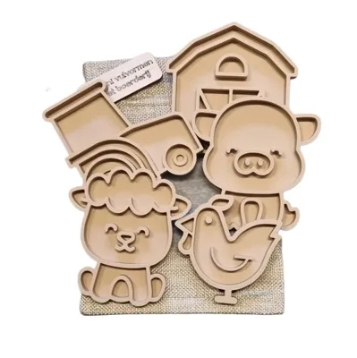 Kiddi Mini vulvormen set Boerderij